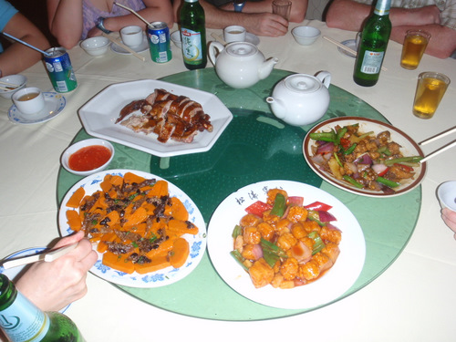 Dinner at the Hotel.
